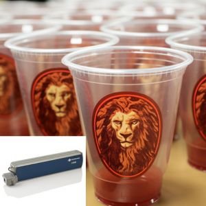 Codificadora e impresora D-620i para vasos de plástico