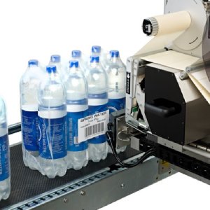 Máquina etiquetadora para botellas